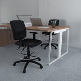 Boss Multi-Function Fabric Drafting Stool W/ Adjustable Arms MODEL # B1636-BK