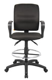 Boss Multi-Function Fabric Drafting Stool W/ Loop Arms MODEL # B1637-BK