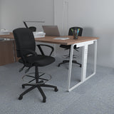 Boss Multi-Function LeatherPlus Drafting Stool W/ Loop Arms MODEL # B1647