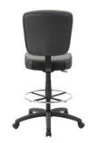 Boss 300 lb Heavy Duty Office Stool, Black MODEL # B1680-BK