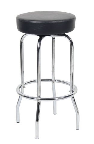 29" Chrome/Black Stool MODEL # B229-BK