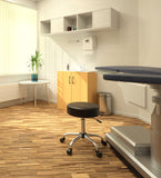 Boss Black Antimicrobial Vinyl Medical Stool MODEL # B240-BK