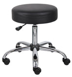 Boss Black Antimicrobial Vinyl Medical Stool MODEL # B240-BK
