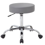 Boss Grey Antimicrobial Medical Stool MODEL # B240-GY