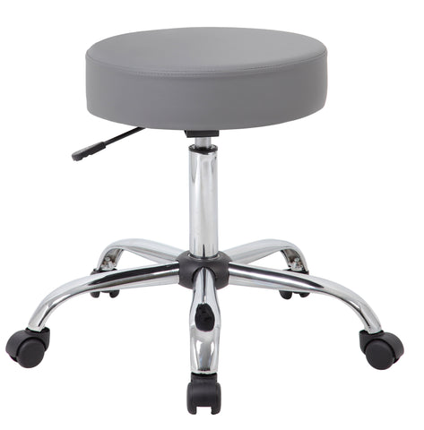 Boss Grey Antimicrobial Medical Stool MODEL # B240-GY