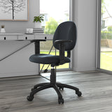 Boss Black Posture Chair W/ Adjustable Arms MODEL # B306