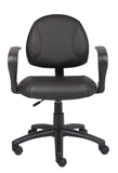 Boss Black Posture Chair W/ Loop Arms MODEL # B307