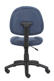 Boss Blue  Deluxe Posture Chair MODEL # B315-BE