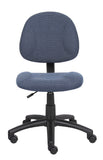 Boss Blue  Deluxe Posture Chair MODEL # B315-BE