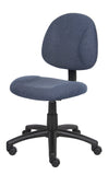 Boss Blue  Deluxe Posture Chair MODEL # B315-BE