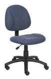 Boss Blue  Deluxe Posture Chair MODEL # B315-BE
