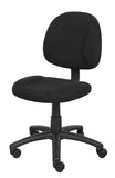 Boss Black  Deluxe Posture Chair MODEL # B315-BK