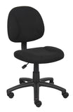 Boss Black  Deluxe Posture Chair MODEL # B315-BK