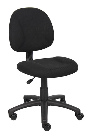 Boss Black  Deluxe Posture Chair MODEL # B315-BK