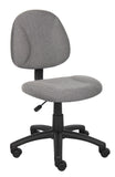 Boss Grey  Deluxe Posture Chair MODEL # B315-GY