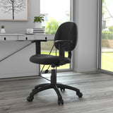 Boss Black  Deluxe Posture Chair MODEL # B315-BK
