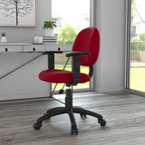 Boss Burgundy  Deluxe Posture Chair MODEL # B315-BY
