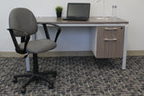 Boss Grey  Deluxe Posture Chair W/ Loop Arms MODEL # B317-GY