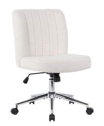 Boss Boucle Task Chair, Cream MODEL # B4035C-BCRM