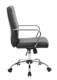 Boss Retro Task Chair with Chrome Fixed Arms MODEL # B436C-CP