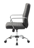 Boss Retro Task Chair with Chrome Fixed Arms MODEL # B436C-CP