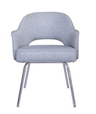 Grey Linen Guest Chair MODEL # B489C-GR