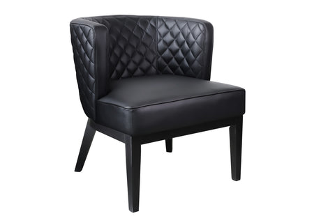 Boss Ava Quilted guest, accent or dining chair - Black MODEL # B529QBK-BK