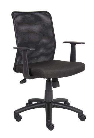 Boss Budget Mesh Task Chair W/ T-Arms MODEL # B6106