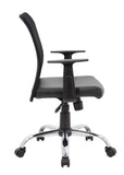 Boss Budget Mesh Task Chair W/ T-Arms MODEL # B6116C-CS
