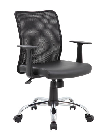 Boss Budget Mesh Task Chair W/ T-Arms MODEL # B6116C-CS