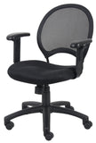 Boss Mesh Chair With Adjustable Arms MODEL # B6216