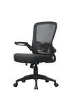Boss Black Mesh, Flip Arm, Task Chair, Black Frame MODEL # B6366BK-BK