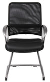 Boss Mesh Back W/ Pewter Finish Guest Chair MODEL # B6409