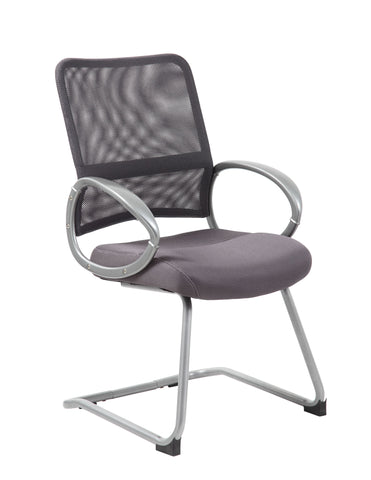 Boss Mesh Back W/ Pewter Finish Guest Chair MODEL # B6419-CG
