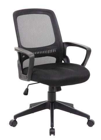 Boss Mesh Task Chair, Black MODEL # B6456-BK
