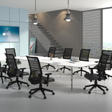Boss Mesh and Antimicrobial Task Chair MODEL # B6566AM-BK