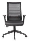 Boss Mesh and Antimicrobial Task Chair MODEL # B6566AM-BK