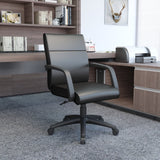 Boss Mid Back Executive Chair In LeatherPlus MODEL # B686