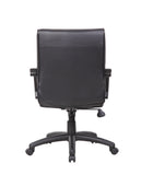 Boss Mid Back Executive Chair In LeatherPlus MODEL # B686