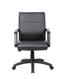 Boss Mid Back Executive Chair In LeatherPlus MODEL # B686