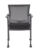 Boss Mesh 4-Legged Guest Chair MODEL # B6889R-BK