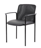Boss Caressoft and Mesh Guest Chair, Black MODEL # B6909-CS