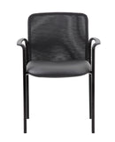 Boss Caressoft and Mesh Guest Chair, Black MODEL # B6909-CS