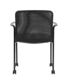 Boss Mesh Guest Chair with Casters, Black MODEL # B6909R-CS