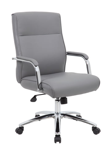 Boss Modern Executive Conference Chair - Grey MODEL # B696C-GY