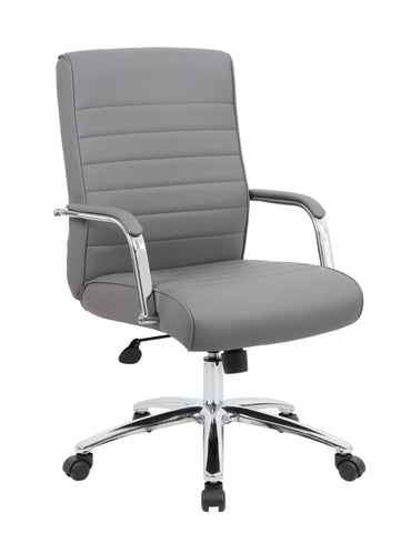 Boss Modern Executive Conference Chair - Grey MODEL # B696CRB-GY