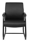 Boss Heavy Duty Antimicrobial Vinyl Guest Chair MODEL # B709