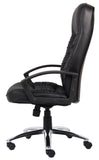 Boss High Back LeatherPlus Chair W/ Chrome Base MODEL # B7301C