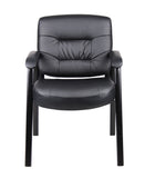 Boss Executive Mid Back LeatherPlus Guest Chair MODEL # B7509