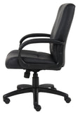 Boss CaressoftPlus Executive Mid Back Chair MODEL # B7906
